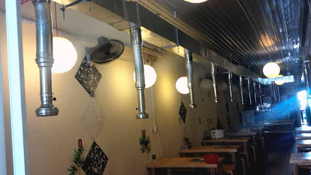 Hút mùi nhà hàng được Kaiyo Việt Nam lắp đặt