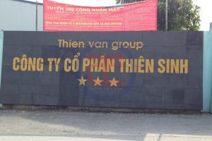 Cổng nhà máy may Thiên Sinh - Hải Phòng