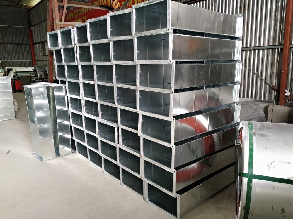 Sản phẩm ống gió vuông được cung cấp bởi Kaiyo Việt Nam