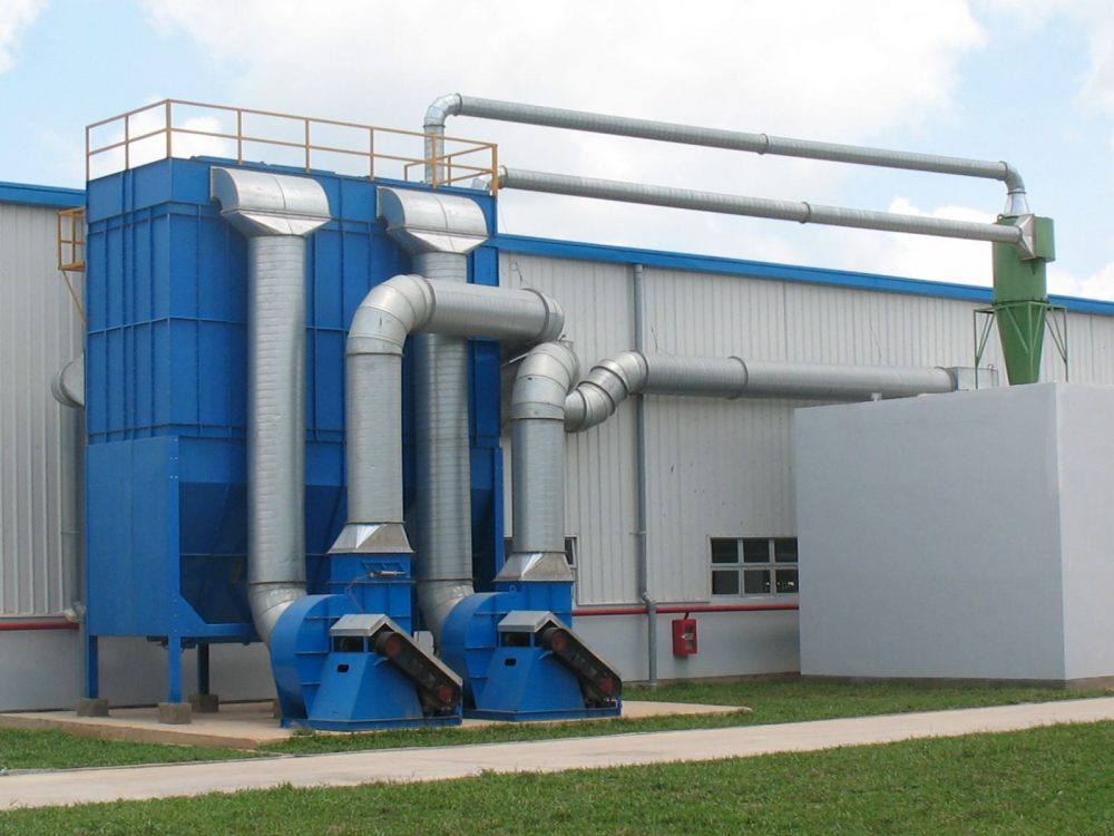 Hệ thống xử lý bụi xi măng được thiết kế