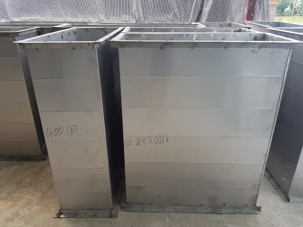 Ống gió vuông bích V được sản xuất tại Kaiyo Việt Nam