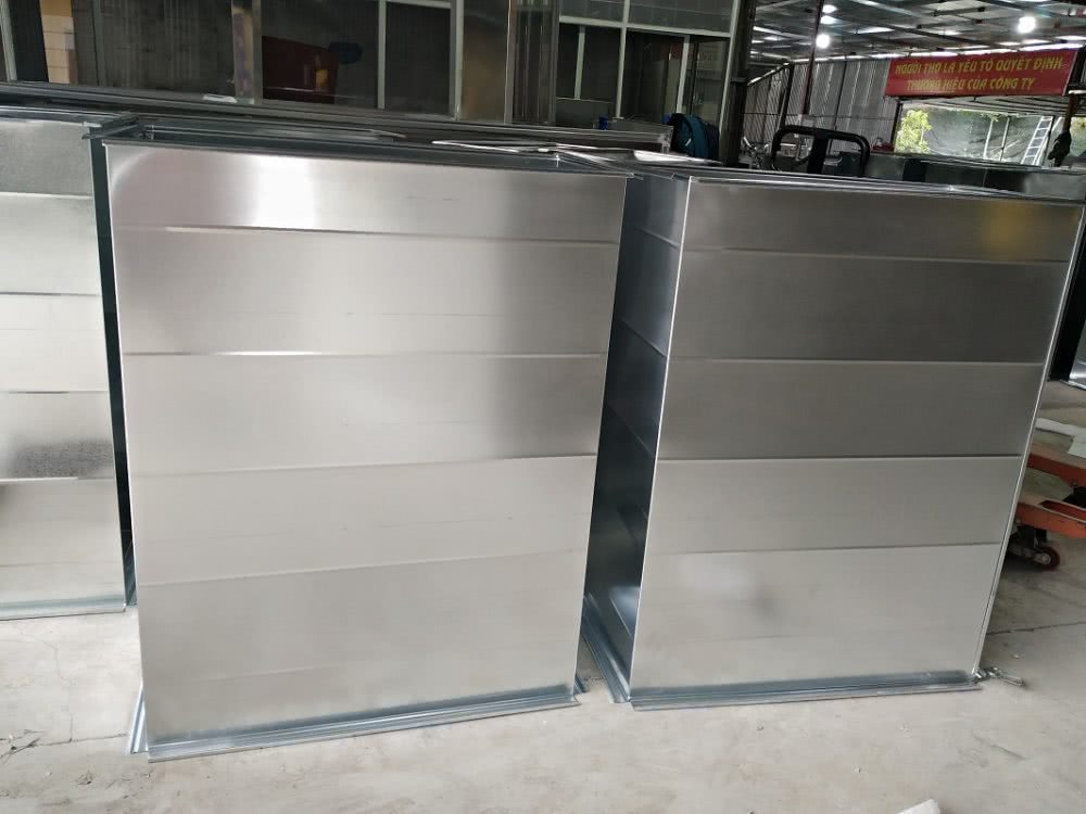Sản phẩm ống gió vuông được sản xuất tại Kaiyo Việt Nam