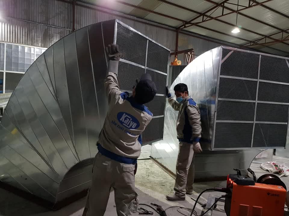 Chụp che mưa được sản xuất bởi đơn vị Kaiyo Việt Nam