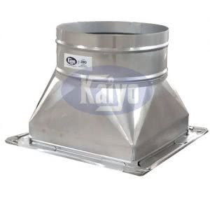 Côn chuyển vuông tròn inox