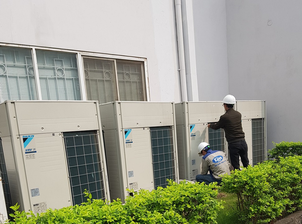 Lắp đặt thiết bị điều hòa trung tâm