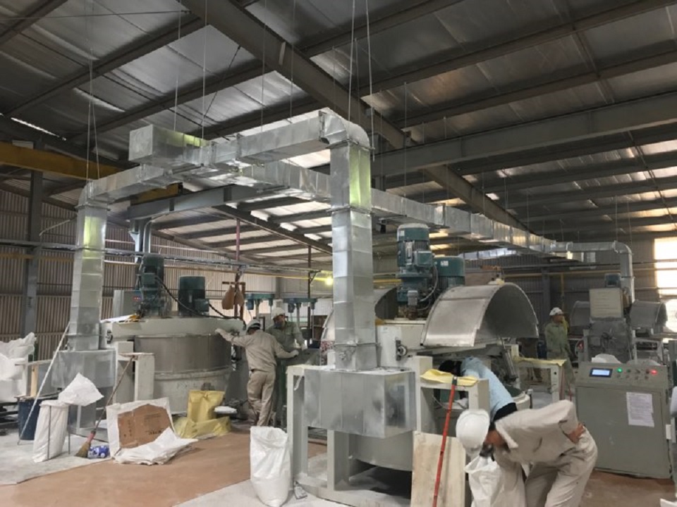 Hệ thống thông gió hút mùi nhà xưởng