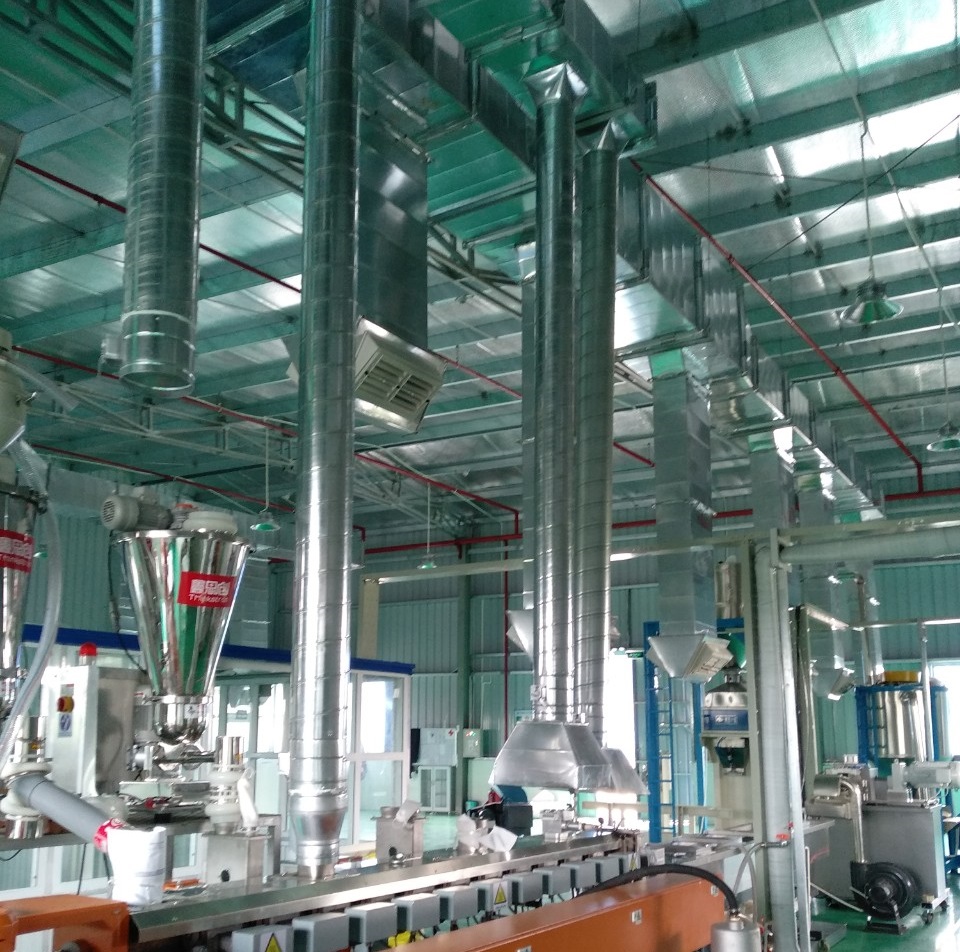 Quá trình kết nối ống gió tròn trong hệ thống