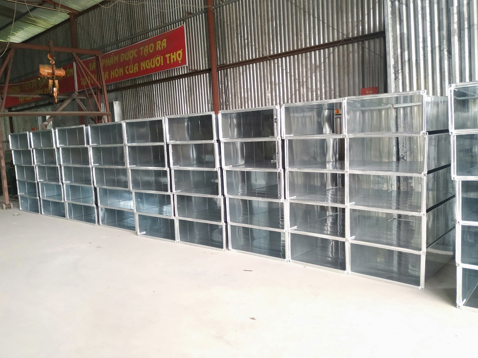 Sản phẩm ống gió đạt chuẩn tiêu chuẩn ISO