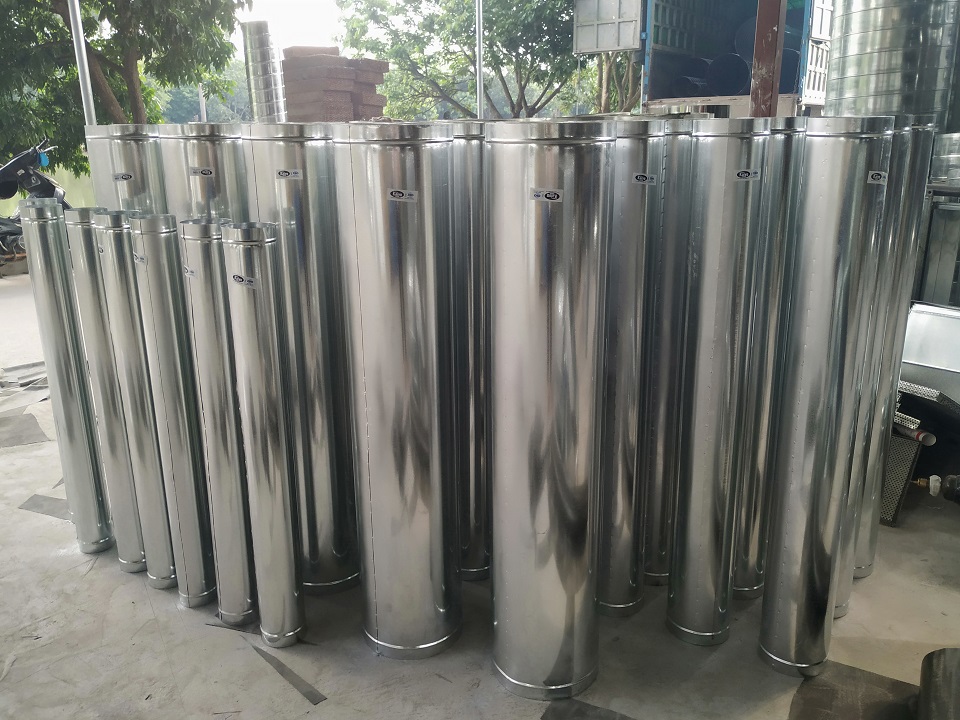 Sản xuất ống gió tròn trơn