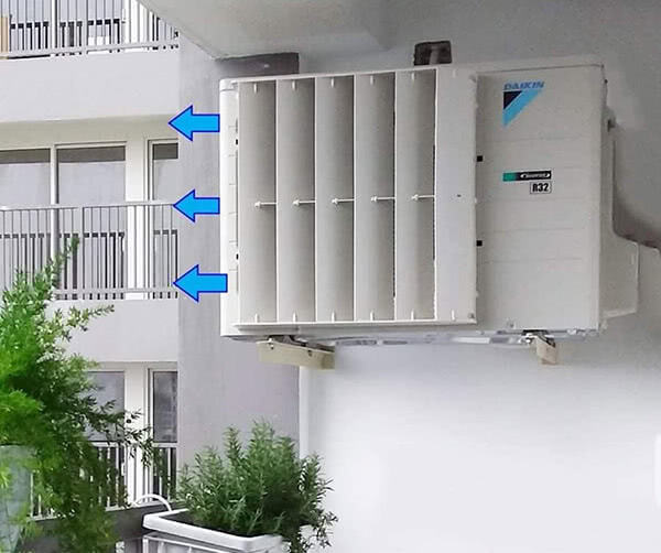 Phụ kiện chuyển hướng gió dàn nóng điều hoà 3