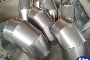 Cút gió tròn inox 90 độ