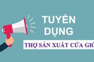 Kaiyo Việt nam tuyển dụng thợ sản xuất cửa gió