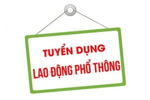 Tuyển dụng thợ cơ khí và lao động phổ thông