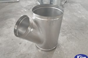 Chia y ống gió tròn inox được gia công sản xuất tại Kaiyo Việt Nam