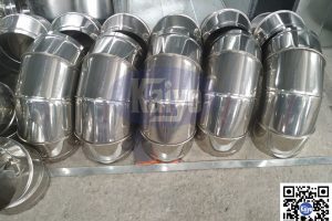 Cút gió tròn 90 độ - inox 304 dày 0.5 bóng