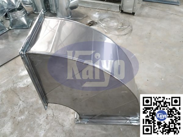 Cút vuông 90 độ inox - Xưởng sản xuất ống gió, van gió, cửa gió Kaiyo ...