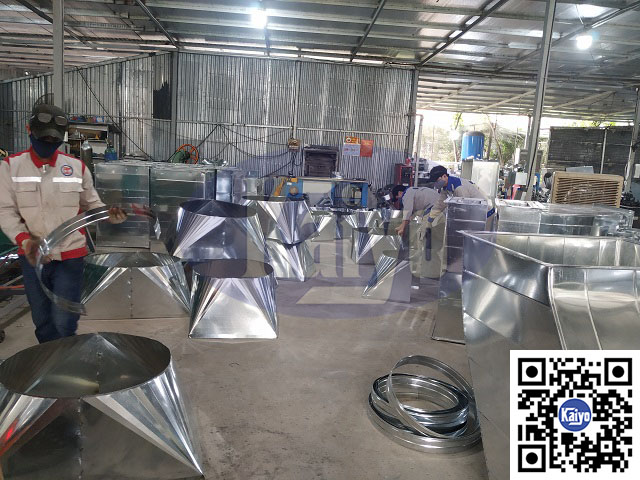 Kaiyo Việt Nam cung cấp ống gió và phụ kiện cho cơ điện Thăng Long