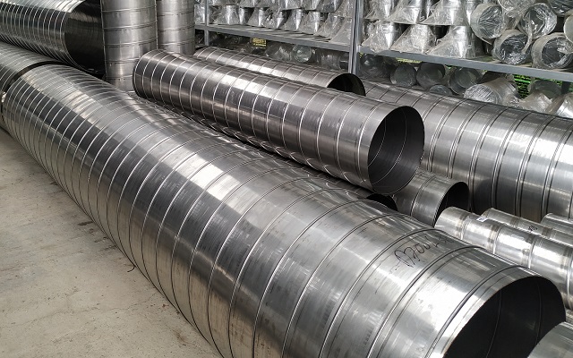 Ống gió tròn xoắn inox 304 dạng mờ