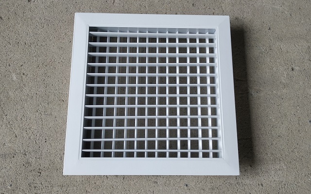 Cửa gió nan bầu dục 2 lớp vuông chắc chắn