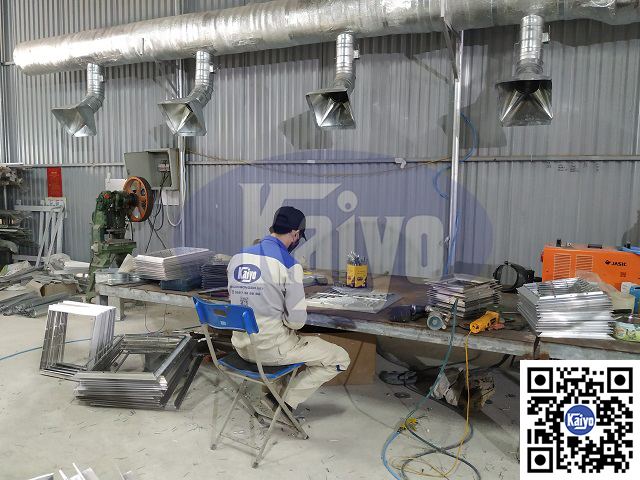CỬa gió được sản xuất trực tiếp ống gió Kaiyo Việt Nam