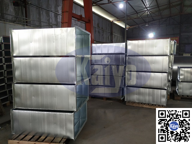 Ống gió vuông tại xưởng sản xuất 87