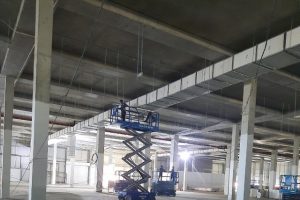 Đường ống hút khói được cung cấp bởi ống gió Kaiyo tại dự án Vinfast Hải Phòng