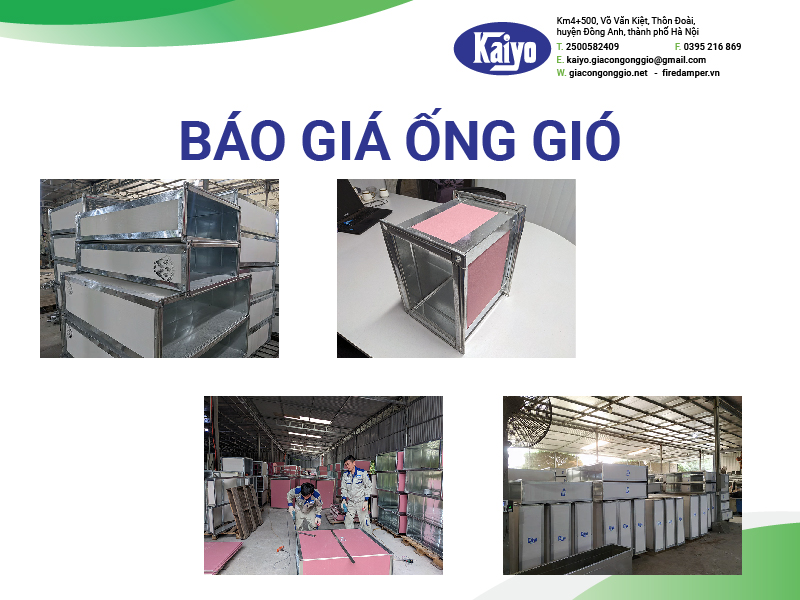 Báo giá ống gió mới nhất