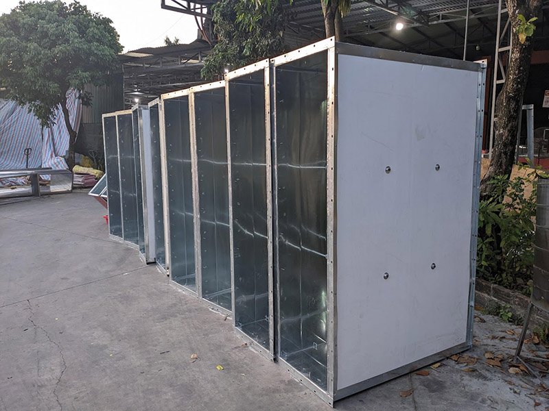 Ống gió chịu lửa sử dụng bích V
