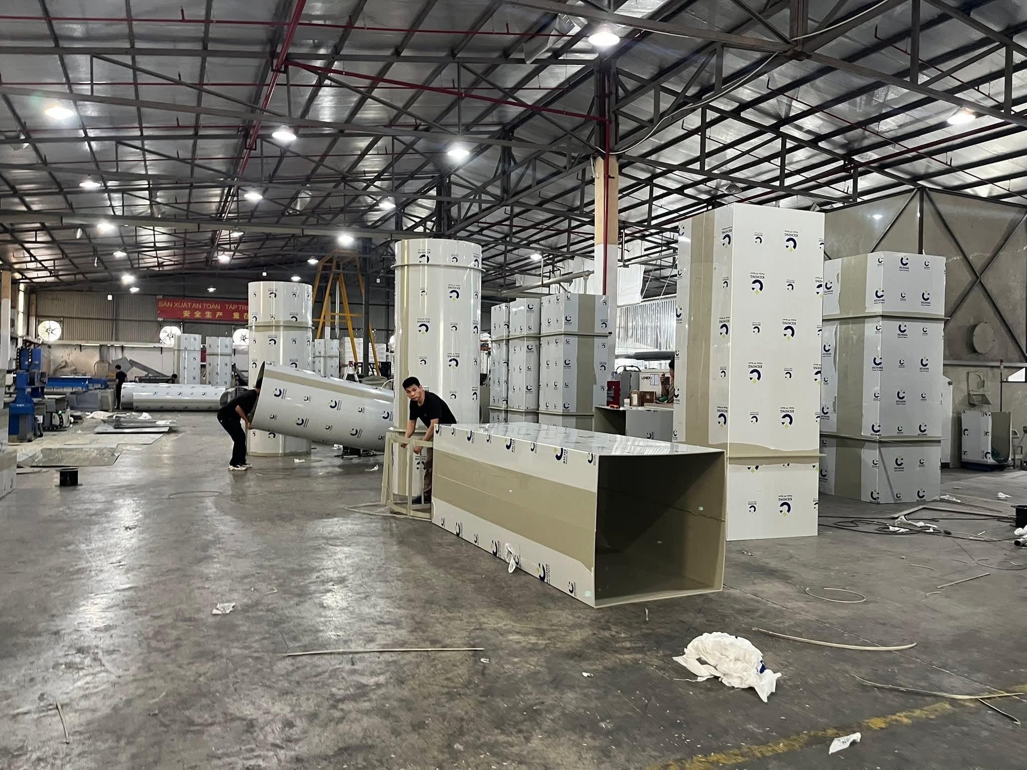 Ống gió vuông nhựa PP