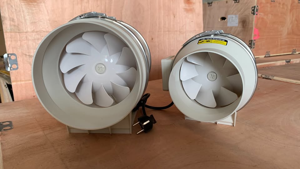 Quạt nối ống gió cho hệ thống cấp gió tươi