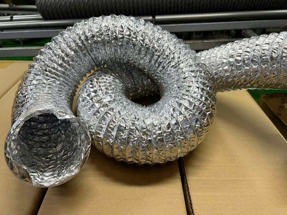 Sự dụng ống gió mềm không bảo ôn kinh tế